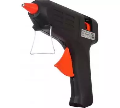 Клеевой пистолет 70 Вт, стержня 11 мм, стержней в комплекте: 3 шт., от сети, FIT, черный (14350) кейс