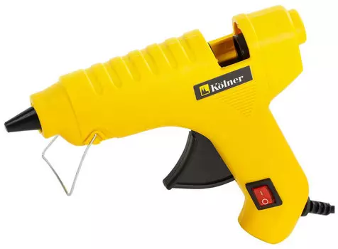 Клеевой пистолет 70Вт, ⌀ стержня 11мм, стержней в комплекте: 2шт., от сети, Kolner KGG 11/70