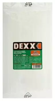 Клеевые стержни Dexx 11x300мм, прозрачный, 33шт., пакет (0683-11-300)