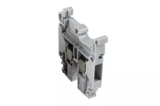 Клемма ABB M10/10 2x10...10 мм, черный, винтовое соединение, на DIN-рейку (1SNA115120R1700)