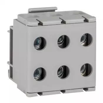 Клемма EKF КСВ 16-50 6x16-50кв мм, серый (plc-kvs3-16-50-grey)