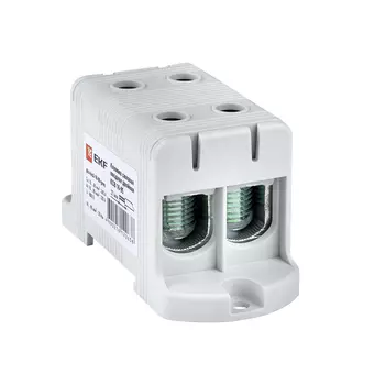 Клемма EKF КСВ 16-95 4x16...95 мм², серый (plc-kvs2-16-95-grey)