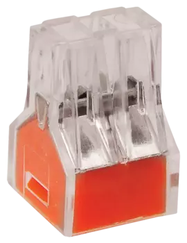 Клемма IEK СМК 773-324 4x2.5мм, оранжевая/прозрачная (UKZ-001-324)