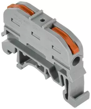 Клемма монтажная IEK СМК 222-4111D 2x0,08-4 мм, с рычагами, серый (UKZ20-4111D-050)