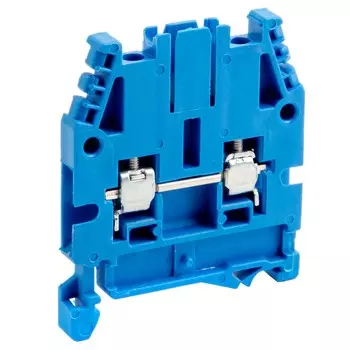 Клемма на DIN-рейку DKC CBC.6(Ex)i, мж 2.5 мм, ож 10 мм, 57А, синий (ZCBI06)