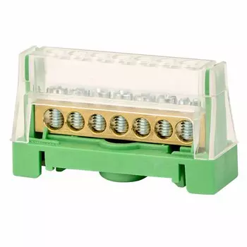 Клеммная колодка DKC 1p 7x5,3мм 7x5,3мм2, зеленый (T167)