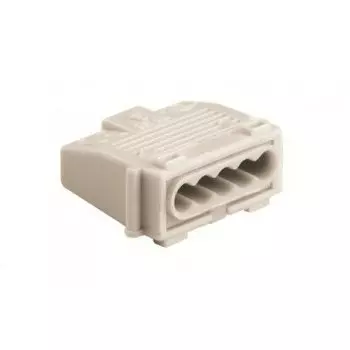 Клеммная колодка DKC 4x1.5…2.5мм, белый, безвинтовая (B273/4)