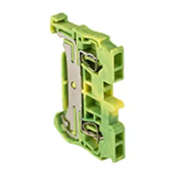 Клеммная колодка EKF JXB-ST-2.5 2x0.2-4 мм, желто-зеленый (plc-jxb-st-2.5-pen)