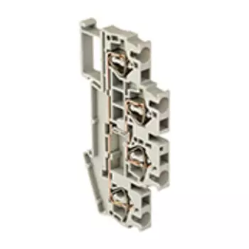 Клеммная колодка EKF JXB-ST-2.5 4x0.2-4 мм, серый (plc-jxb-st-2.5-4-2)