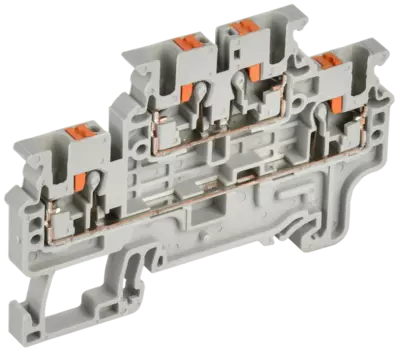Клеммная колодка IEK CP-ML 4x0.2 - 2,5 мм, серый (YCT23-00-2-K03-002)