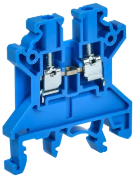 Клеммная колодка IEK CTS 2x0.2 - 2,5 мм, синий (YCT10-00-K07-002)