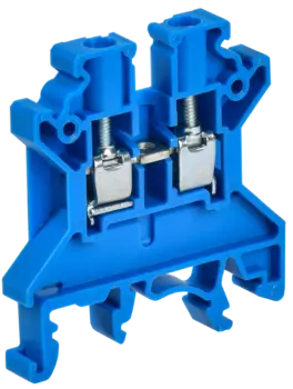 Клеммная колодка IEK CTS 2x0.2-4 мм, синий (YCT10-00-K07-004)