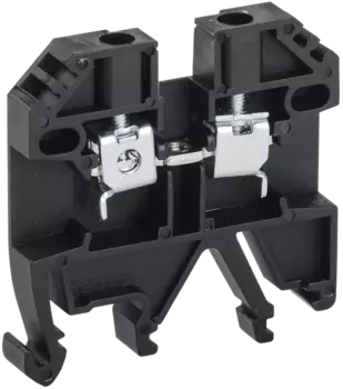 Клеммная колодка IEK КВИ-2,5 2x1…2,5 мм, чёрный (YZN30-002-K02)