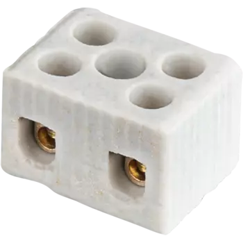 Клеммная колодка Navigator NTB-HCR-2-24/WH 4x1,5…6 мм, 40 шт., белый, винтовая, керамическая (61706)