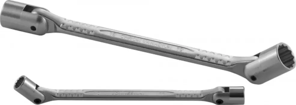 Ключ гаечный 10x12 мм, CrV, шарнирная головка, кованый, Jonnesway W43A1012 (49003)
