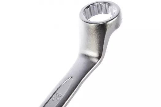 Ключ гаечный накидной, изогнутый 75°, 24*26 мм, CrV, кованый, Jonnesway, W232426