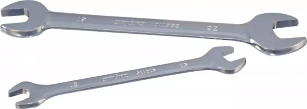 Ключ гаечный рожковый 24x27 мм, CrV, кованый, Ombra 012427 (55022)