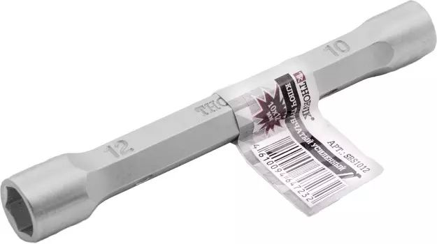 Ключ гаечный трубчатый 10x12 мм, сталь, Thorvik усиленный SBS1012 (SBS1012)