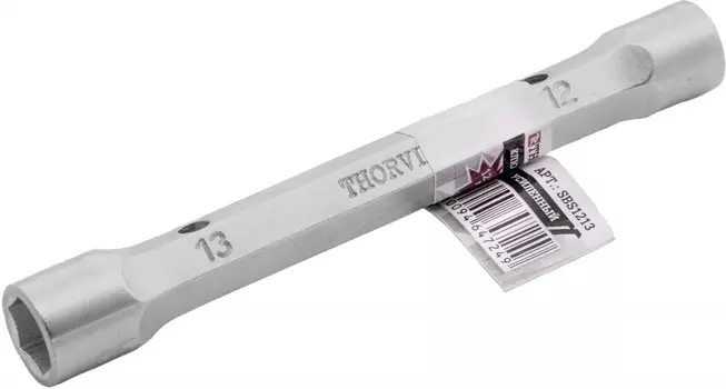 Ключ гаечный трубчатый 12x13 мм, сталь, Thorvik усиленный SBS1213 (SBS1213)