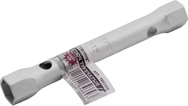 Ключ гаечный трубчатый 14x15 мм, сталь, Thorvik TBS1415 (TBS1415)