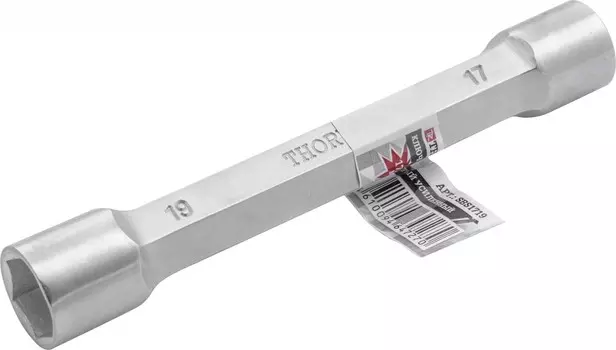 Ключ гаечный трубчатый 17x19 мм, сталь, Thorvik усиленный SBS1719 (SBS1719)