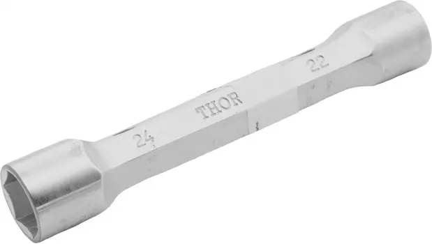 Ключ гаечный трубчатый 22x24 мм, сталь, Thorvik усиленный SBS2224 (SBS2224)
