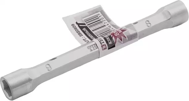 Ключ гаечный трубчатый 8x9 мм, сталь, Thorvik усиленный SBS0809 (SBS0809)