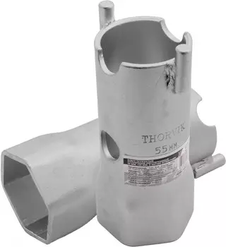 Ключ гаечный трубчатый ступичный шестигранный 55 мм, сталь, Thorvik с двумя штифтами BS6P55B (BS6P55B)