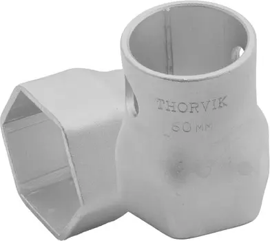 Ключ гаечный трубчатый ступичный шестигранный 60 мм, сталь, Thorvik BS6P60 (BS6P60)