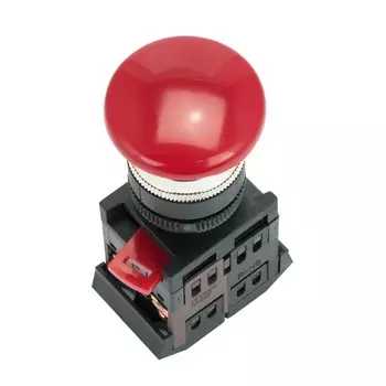 Кнопка грибовидная 22 мм, 1NO 1NC, красный, EKF PROxima AEAL-22 (pbn-aeal-r)
