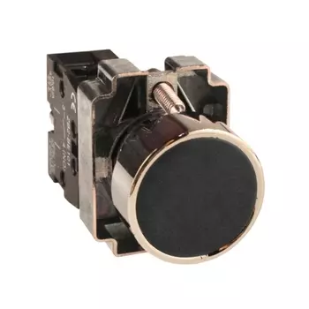 Кнопка плоская 22 мм, 1NO, черный, EKF PROxima BA21 (xb2-ba21)
