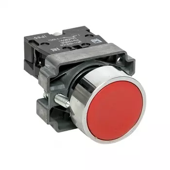 Кнопка плоская, красный, EKF xb2-ba42-65 (xb2-ba42-65)