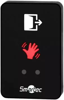 Кнопка выхода Smartec ST-EX310L-BK, сенсорная, накладная, черный (ST-EX310L-BK)