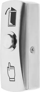 Кнопка выхода Tantos TS-CLICK, накладная, серебристый (00-00016846)