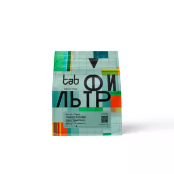 Кофе молотый (турка) Tab Коста-Рика Тарразу Колибри, моносорт, 200 г, арабика 100 %, обработка мытая, обжарка для фильтра