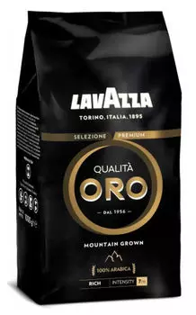 Кофе в зернах Lavazza Oro Mountain Grown 1кг, средняя обжарка, 100% арабика