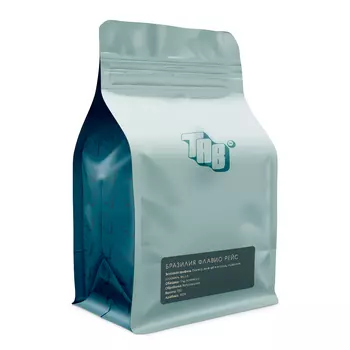 Кофе в зернах Tab Бразилия Флавио Рейс, оценка SCA 85, микролот, 1 кг, арабика 100 %, обработка натуральная, обжарка для эспрессо