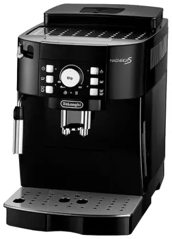 Кофемашина автоматическая De'Longhi Magnifica ECAM21.117.SB, зерновой / молотый, 1.8 л, ручной капучинатор, черный/серебристый, 1.45 кВт (ECAM21.117.SB)