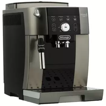 Кофемашина автоматическая DELONGHI Magnifica S ECAM 250.33.TB, зерновой / молотый, 1.8 л, ручной капучинатор, металлические жернова, дисплей, металлик/черный, 1.45 кВт (0132213163)
