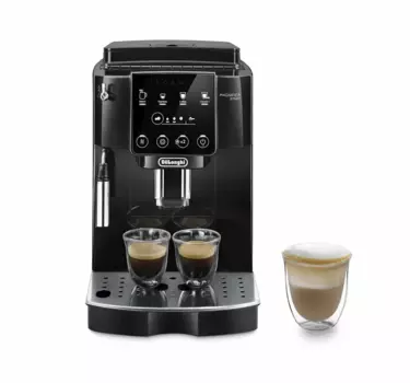 Кофемашина автоматическая DELONGHI Magnifica Start ECAM 220.21.B, молотый/зерновой, 1.8 л, ручной капучинатор, металлические жернова, черный, 1.45 кВт (ECAM 220.21.B)