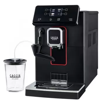 Кофемашина автоматическая GAGGIA Magenta Milk BK, молотый/зерновой, 1.8 л, полуавтоматический, керамические жернова, дисплей, черный, 1.5 кВт (RI8701/01)