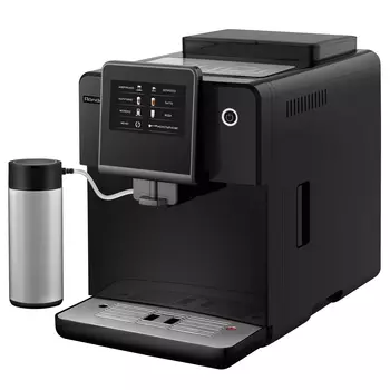 Кофемашина автоматическая Rondell RDE-1110, молотый/зерновой, 1.6 л, автоматический капучинатор, дисплей, черный, 1.5 кВт (RDE-1110)