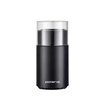 Кофемолка Polaris PCG 2015, ротационный нож, 80 г, 200 Вт, черный (PCG2015)