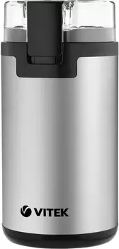 Кофемолка Vitek 8370-VT-01, ротационный нож, 80 г, 300 Вт, серебристый,черный (8370-VT-01)