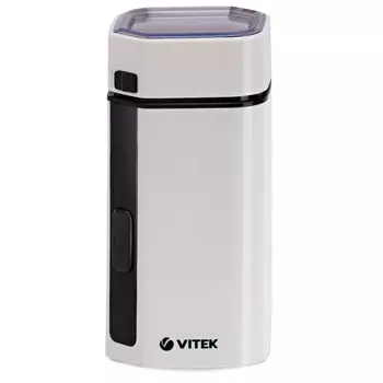 Кофемолка Vitek VT-1543, ротационный нож, 50 г, 150 Вт, белый (VT-1543)