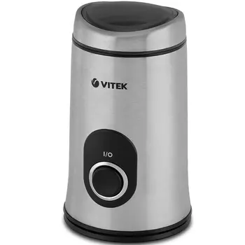 Кофемолка Vitek VT-1546, 50 г, 150 Вт, серебристый (VT-1546)