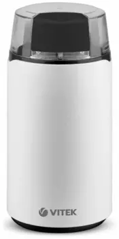 Кофемолка Vitek VT-1547, ротационный нож, 60 г, 200 Вт, белый (VT-1547)
