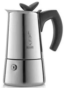 Кофеварка гейзерная Bialetti Musa, 150мл, серебристый (4272)