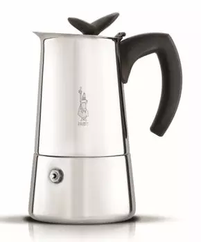 Кофеварка гейзерная Bialetti Musa, 225мл, серебристый (4273)