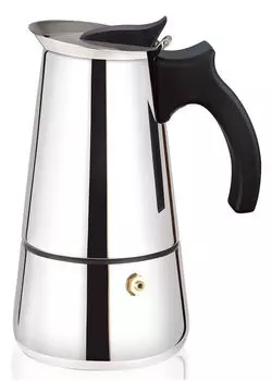 Кофеварка гейзерная ITALCO Torino, молотый, 240мл, серебристый (245600)